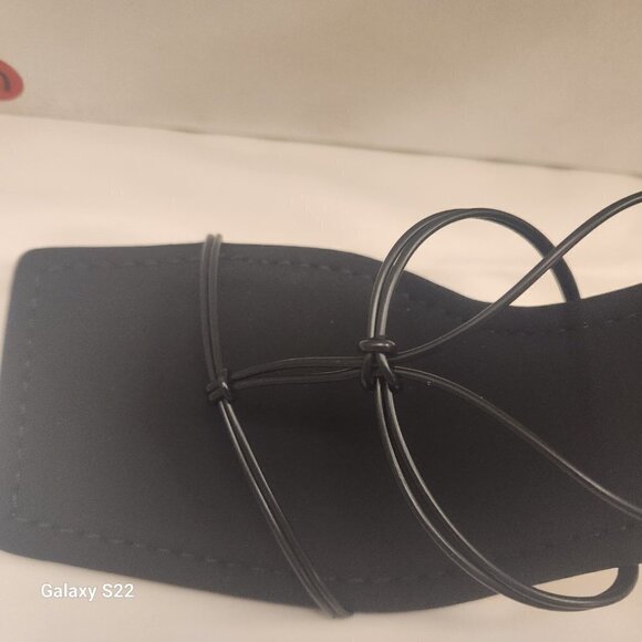 Good American Cage Slanted Neoprene Slanted Sandals/Lace Up. NIB. Size Various - Picture 3 of 10